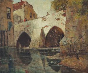''bridge In Brabant, Holland'' by Anthony Thieme