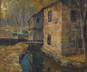 ''old Mill, Connecticut'' by Anthony Thieme
