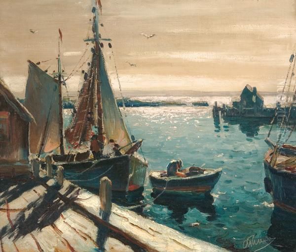 Sunlight On The Docks - view 1