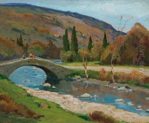 Bridge Over A Creek