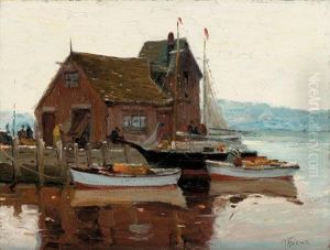 Harbor Scene by Anthony Thieme