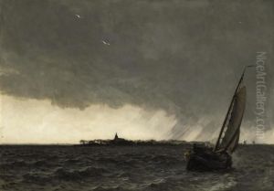 Botter On The Zuiderzee by Willem Bastiaan Tholen