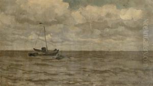 Sailing On The Zuiderzee by Willem Bastiaan Tholen