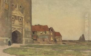 A Village Near The Zuiderzee by Willem Bastiaan Tholen