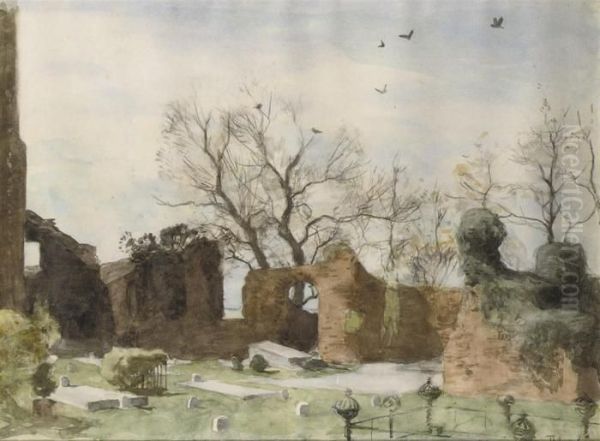 The Quiet Cemetery Near The Groenkerk, Oegstgeest - view 1