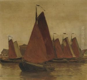 Moored Botters In A Harbour