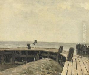 Haveningang Enkhuizen: The Harbour Entrance, Enkhuizen by Willem Bastiaan Tholen