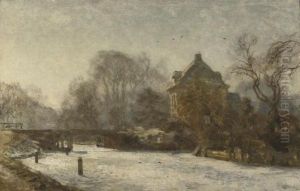 A Sunny Day In Winter by Willem Bastiaan Tholen