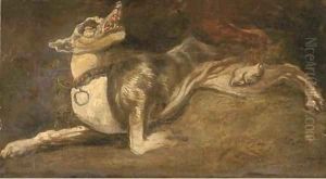 A hound a fragment by Frans Snyders
