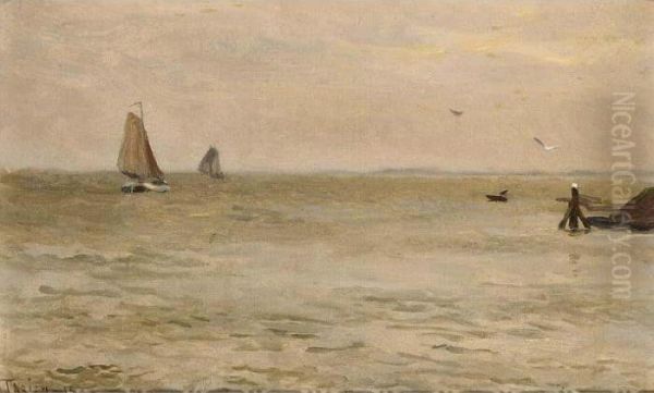 Shipping On The Zuiderzee - view 1