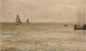 Shipping On The Zuiderzee by Willem Bastiaan Tholen