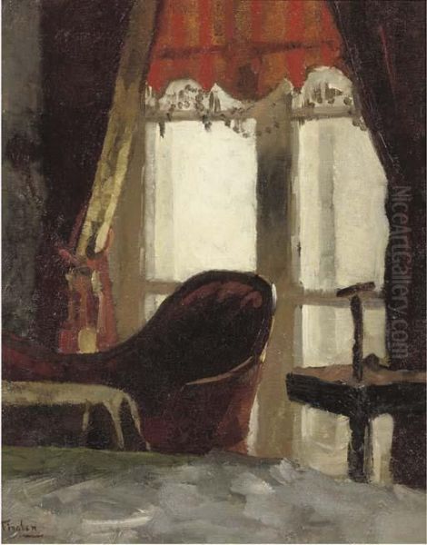 Interieur Met Papegaaiestandaard: The Corner Of A Room - view 1