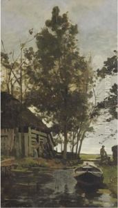 A Shed By A Canal