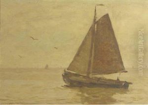Sailing On Open Water by Willem Bastiaan Tholen