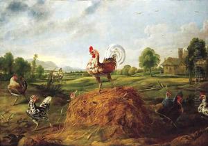 The Cock and the Pearl by Frans Snyders