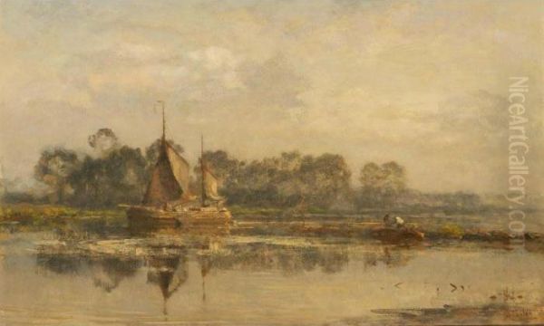 'morgenstemming (bij Warmond)' - (early Morning Near Warmond) - view 1