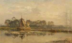 'morgenstemming (bij Warmond)' - (early Morning Near Warmond) by Willem Bastiaan Tholen