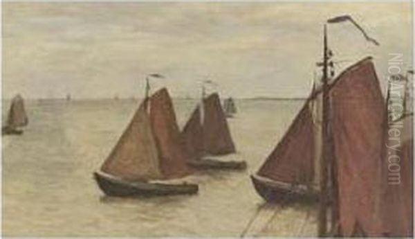 Sailing Boats On The Zuiderzee - view 1