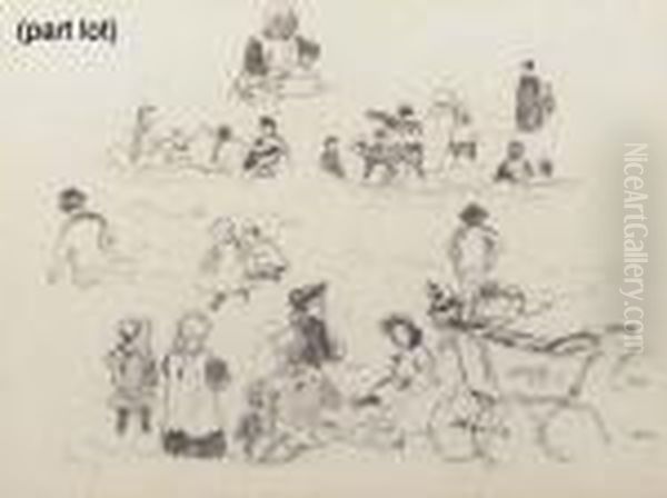 Two Studies Of Children And Their Nannies - view 1