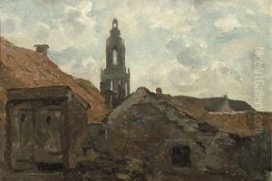 A View Of The Cuneratoren, Rhenen by Willem Bastiaan Tholen