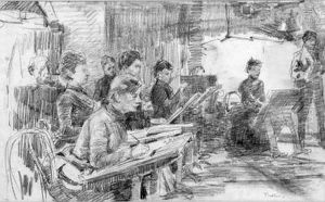 Pulchri Studio Drawing Class: Teekenavond Pulchri Studio by Willem Bastiaan Tholen