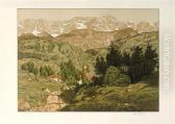View Of The Alps Near St - view 1