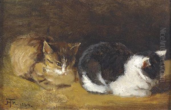 "zwei Katzchen". - view 1
