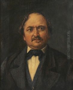 Mannliches Bildnis by Hans Thoma