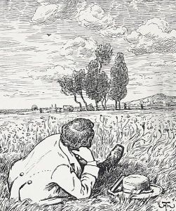 Glaube, Hoffnung, Liebe - Friedensglocke - Der Engel - Einigkeit by Hans Thoma