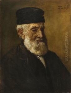 Onkel Karl Maier. by Hans Thoma