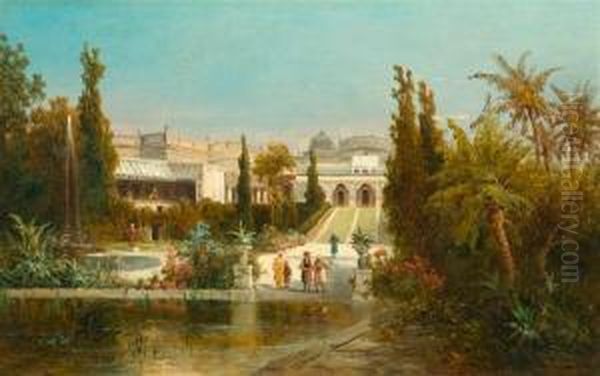 Garden In Constantinople. - view 1