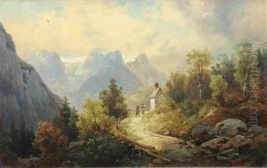 A Pair Of Paintings: 'sesaplana' And 'winter In Thuringia'