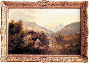 Wioska W Gorach by Josef Thoma