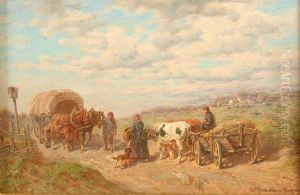 Begegnung Auf Dem Feldweg Begegnung Auf Dem Feldweg