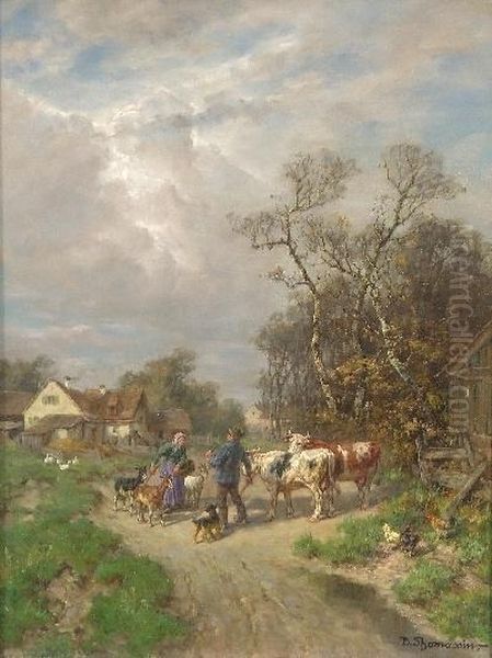 Die Begegnung Auf
Dem Dorfweg - view 1