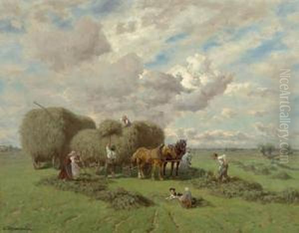 At The Hay Harvest. - view 1