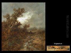Die Reisigsucherin Am Gebirgsbach by Desire Tomassin