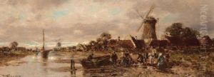 River At Low Tide by Desire Tomassin