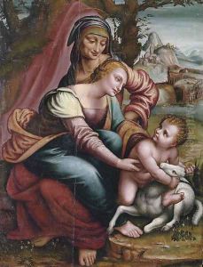The Madonna and Child with Saint Anne by North-Italian School