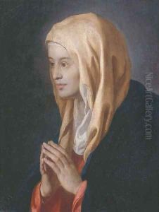 The Madonna at prayer by Giovanni Battiata Salvi, Il Sassoferrato