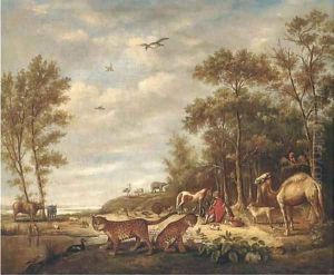 Orpheus charming the animals 2