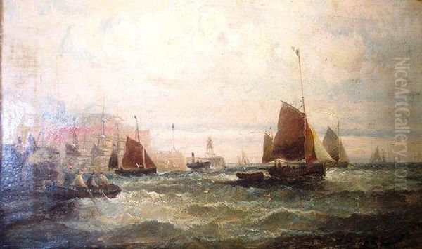 Fishing Boats Leaving Harbour - view 1