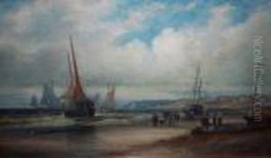 Fishing Boats Returning Home by William A. Thornley or Thornbery