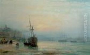 The Port Of Rochester At Sunset