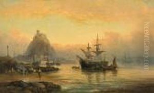 St. Michael's Mount, Cornwall by William A. Thornley or Thornbery