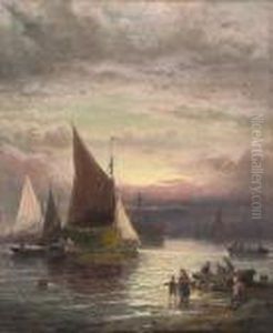 On The Medway At Dusk
