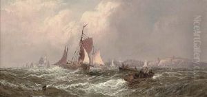 A Fresh Breeze Off Scarborough by William A. Thornley or Thornbery