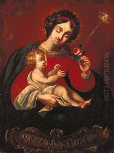 Madonna and Child by Spanish Colonial School