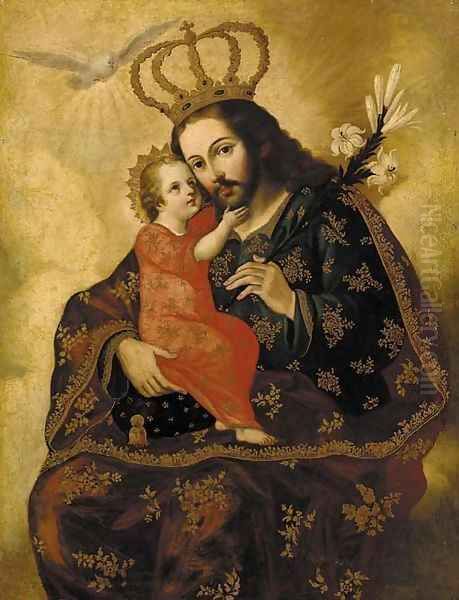 Saint Joseph and the Christ Child - view 1