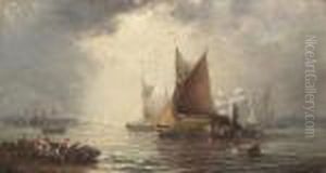 Unloading The Boats by William A. Thornley or Thornbery